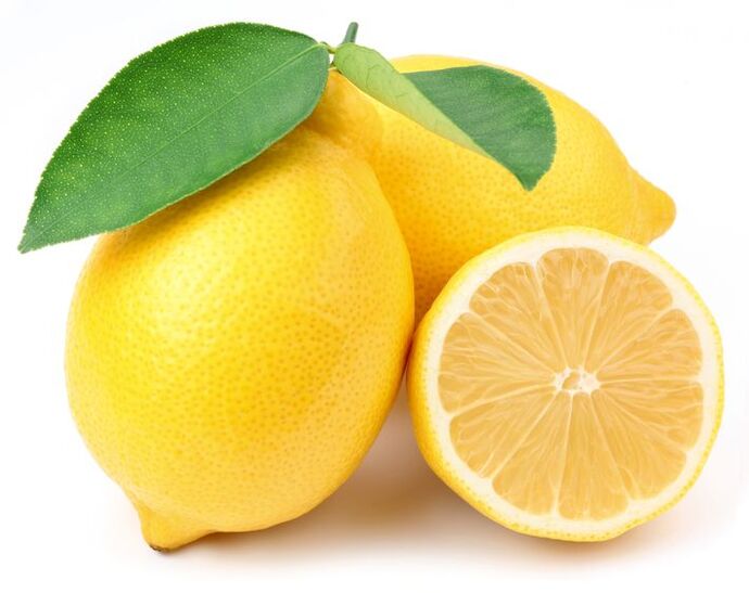 Zitrone mit Krampfadern